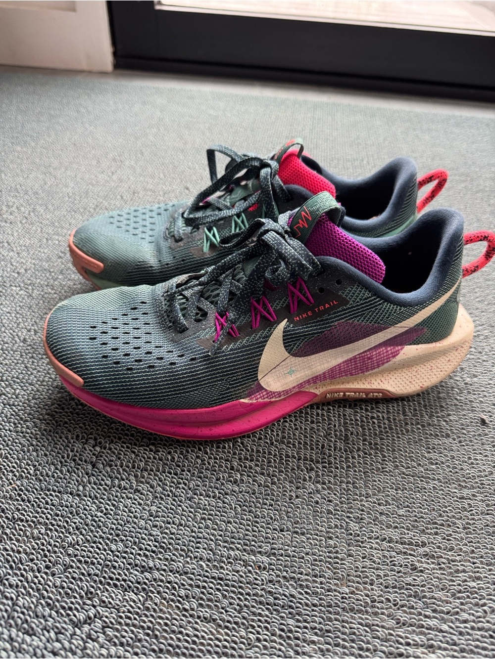 Nike Women’s Teal, Pink & Purple Pegasus Trail Running Shoes
